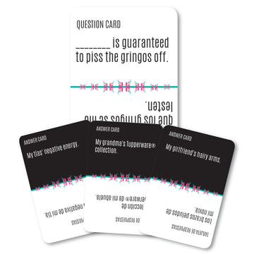 FITZ - ¡Dios Mio! Bilingual Fun Card Game - Juegos de mesa en español - A  Comedy Party Tarjeta Game NSFW - 350 Muy Graciosa Cards - Spanish Board  Game